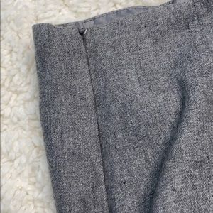 Grey Wool Contemporary Office Career Dress Skirt 1EA4